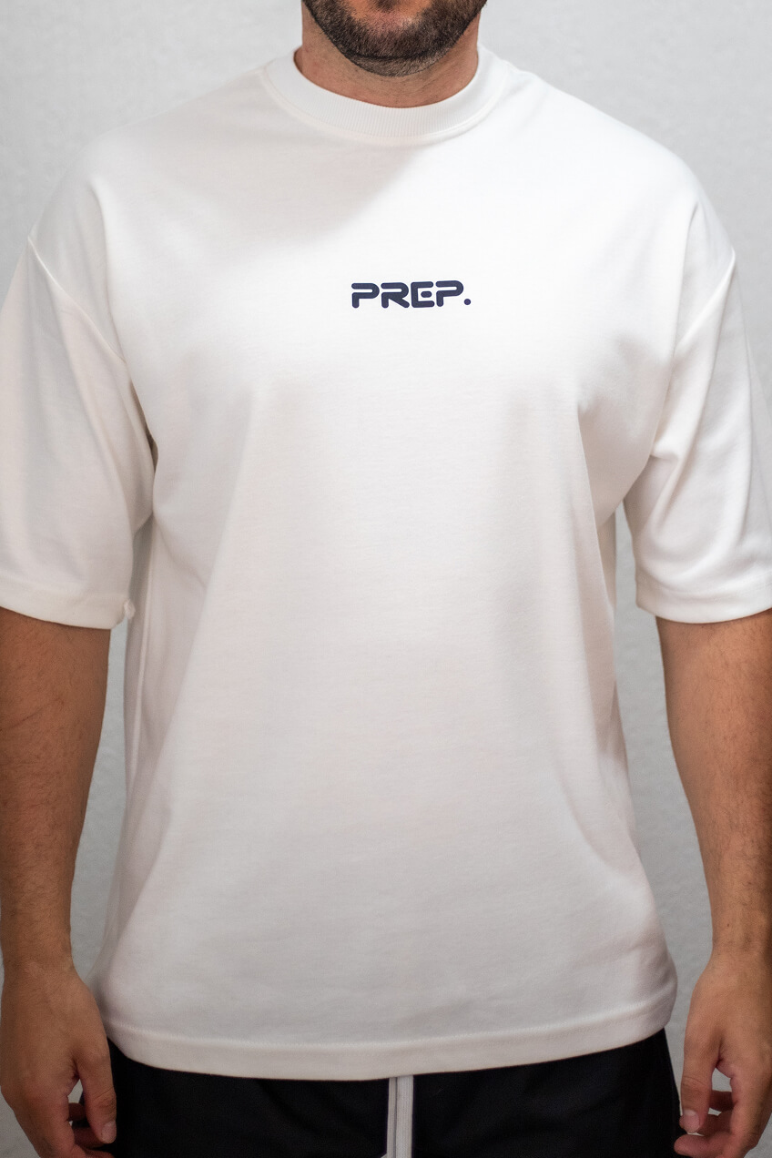 Camiseta Oversized Jacaré - Off-white