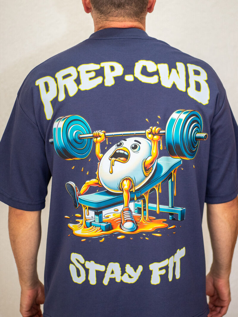 Camiseta Oversized Ovo - Azul Marinho