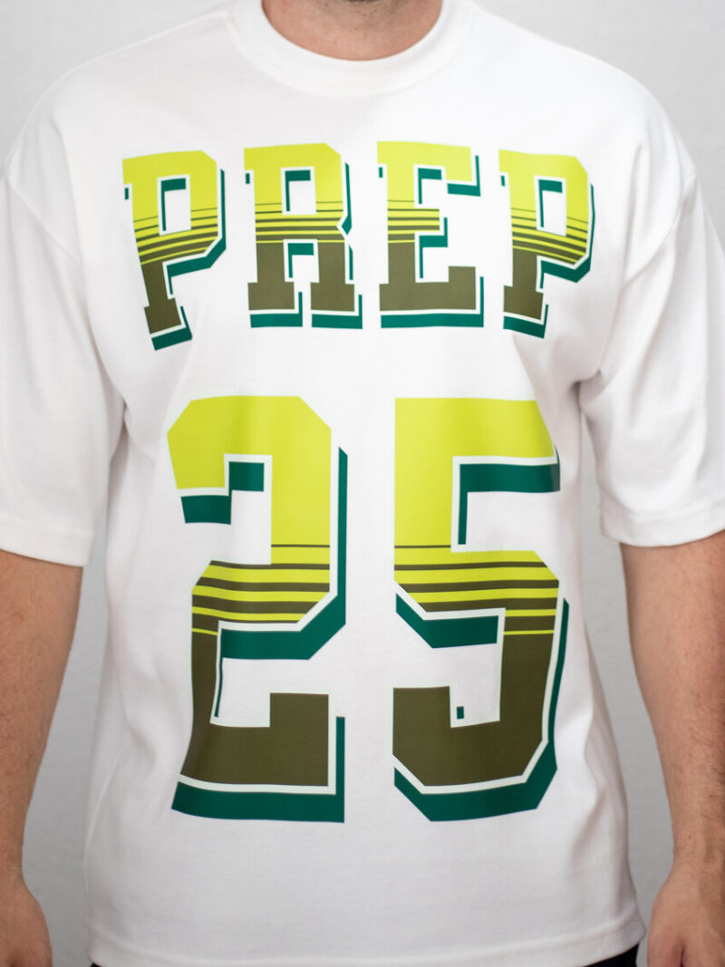 Camiseta Oversized PREP 25 - Off-white